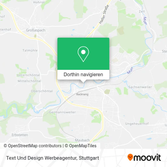 Text Und Design Werbeagentur Karte