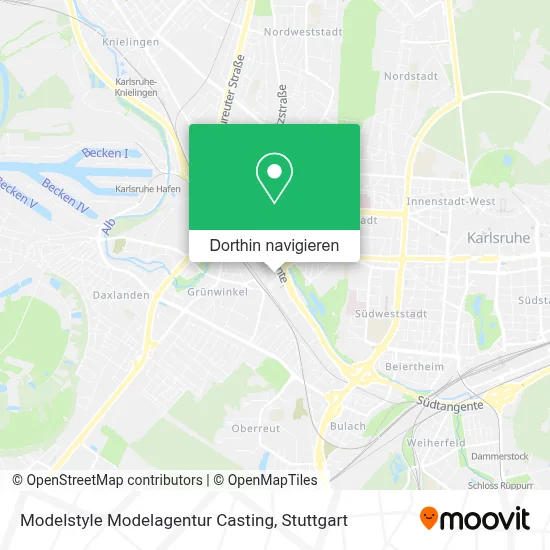Modelstyle Modelagentur Casting Karte