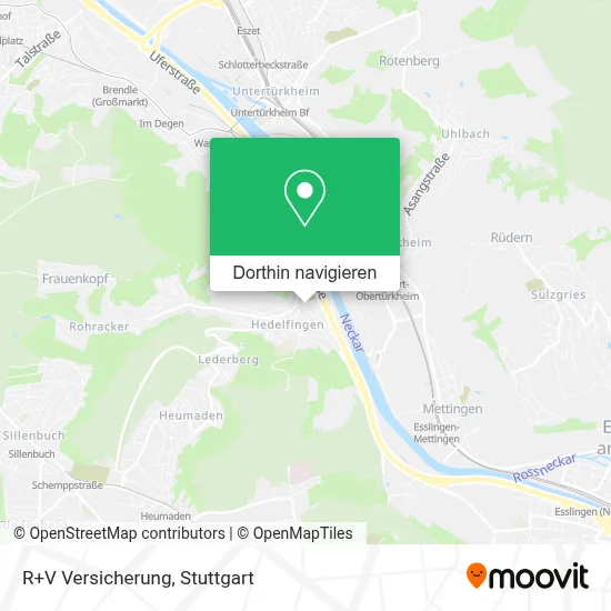 R+V Versicherung Karte