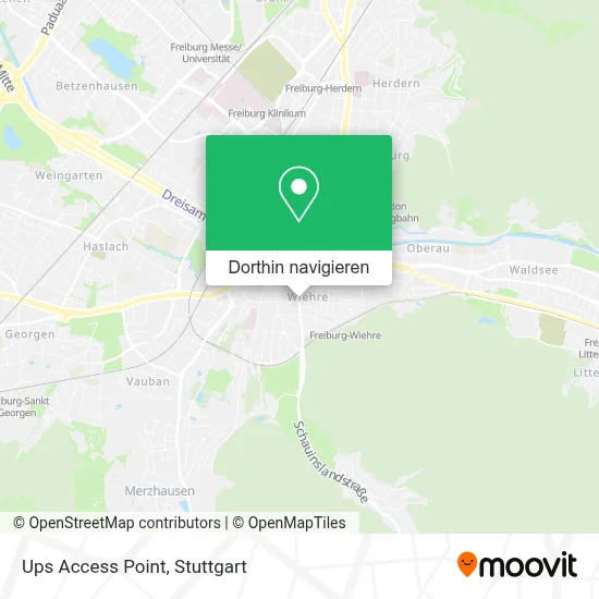 Ups Access Point Karte