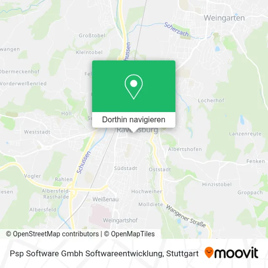 Psp Software Gmbh Softwareentwicklung Karte
