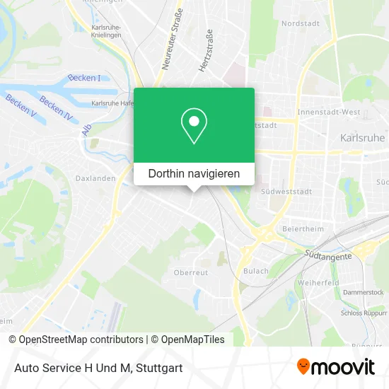 Auto Service H Und M Karte