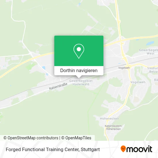 Forged Functional Training Center Karte