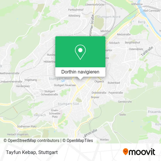 Tayfun Kebap Karte