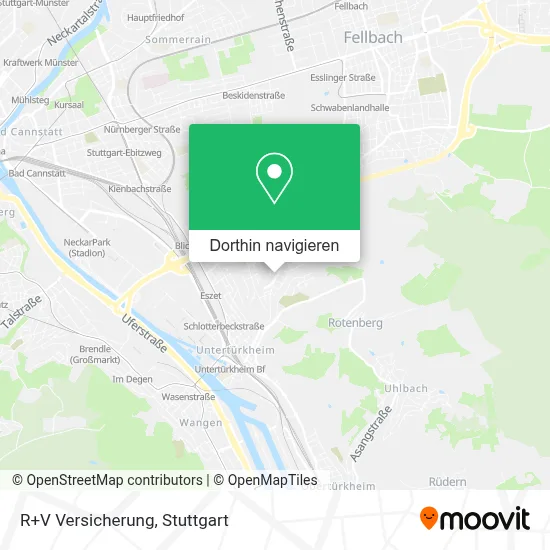 R+V Versicherung Karte
