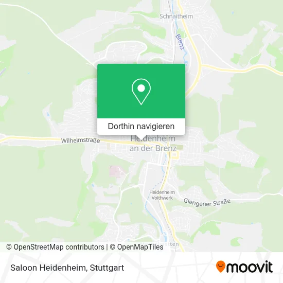 Saloon Heidenheim Karte