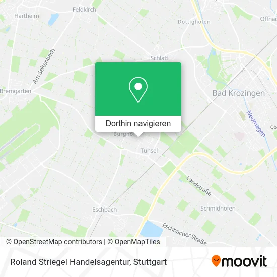 Roland Striegel Handelsagentur Karte
