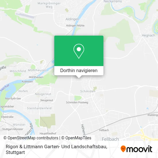 Rigon & Littmann Garten- Und Landschaftsbau Karte