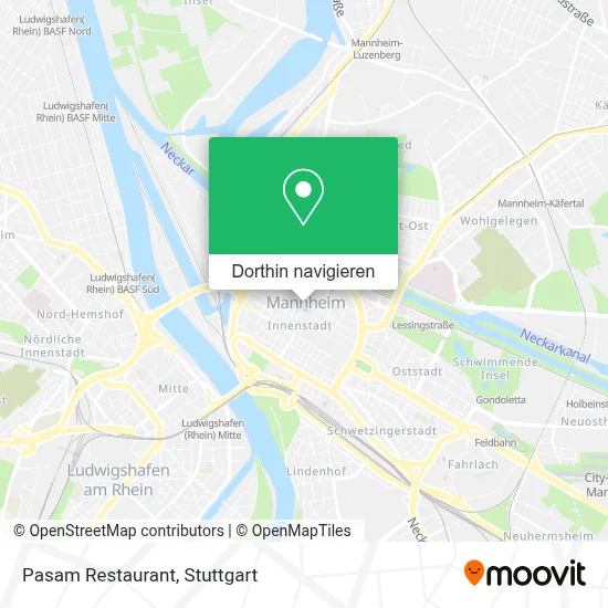 Pasam Restaurant Karte
