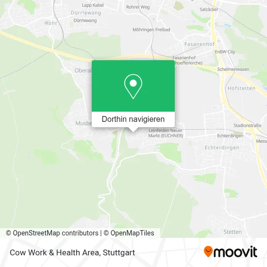 Cow Work & Health Area Karte