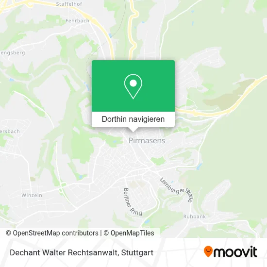 Dechant Walter Rechtsanwalt Karte