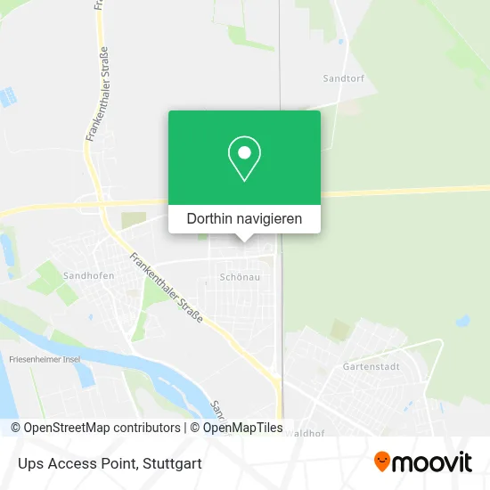 Ups Access Point Karte