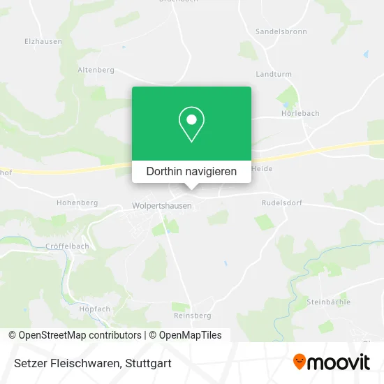 Setzer Fleischwaren Karte