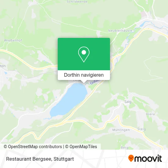 Restaurant Bergsee Karte