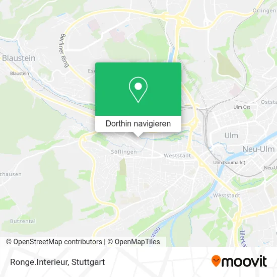 Ronge.Interieur Karte