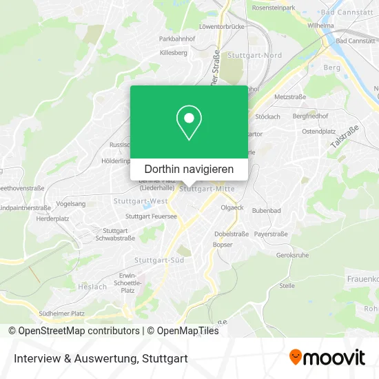 Interview & Auswertung Karte