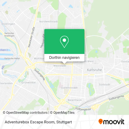 Adventurebox Escape Room Karte