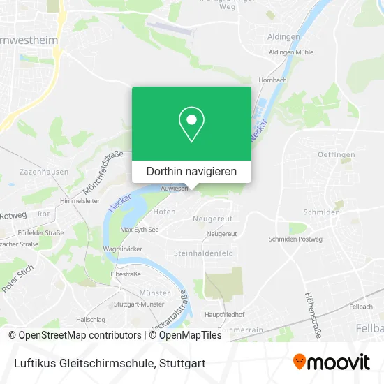 Luftikus Gleitschirmschule Karte