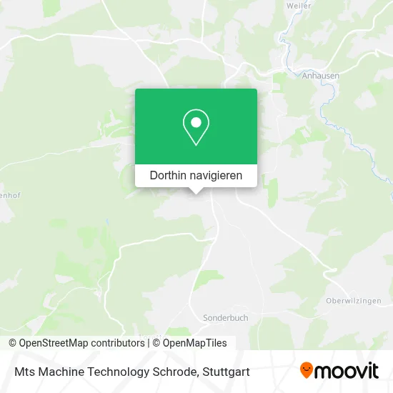Mts Machine Technology Schrode Karte