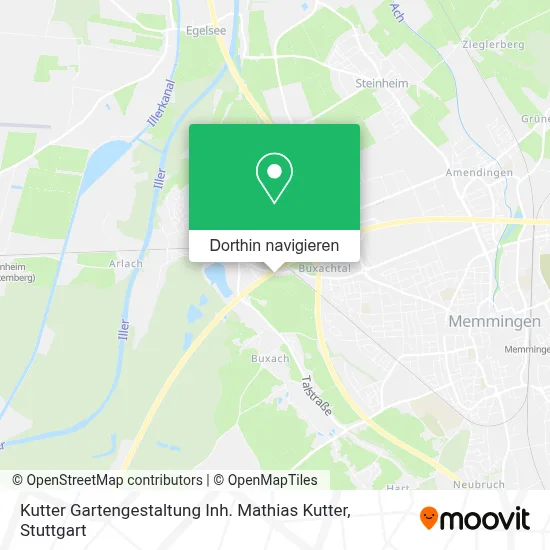 Kutter Gartengestaltung Inh. Mathias Kutter Karte