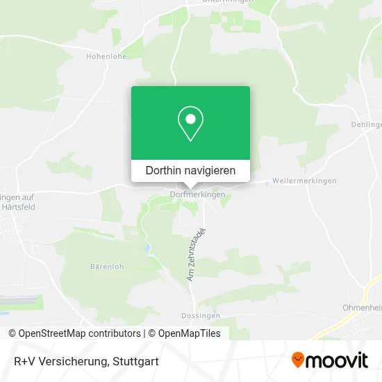 R+V Versicherung Karte