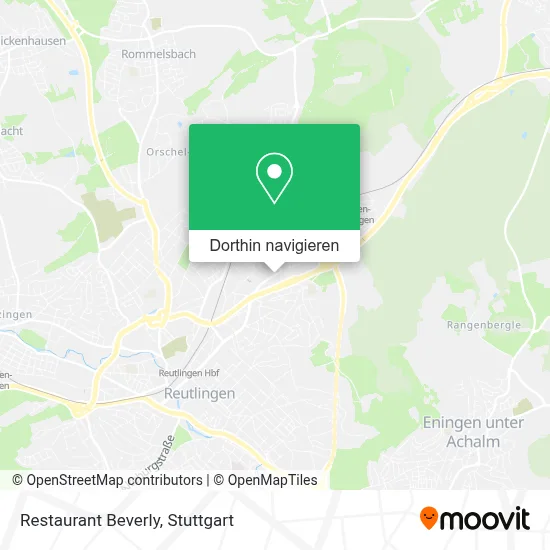 Restaurant Beverly Karte