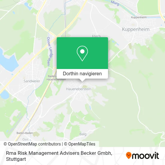 Rma Risk Management Advisers Becker Gmbh Karte