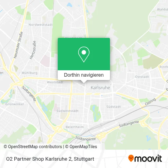 O2 Partner Shop Karlsruhe 2 Karte