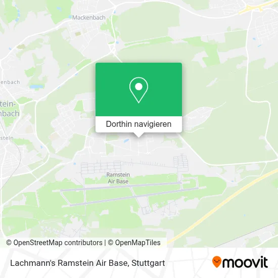 Lachmann's Ramstein Air Base Karte