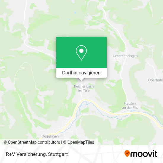 R+V Versicherung Karte