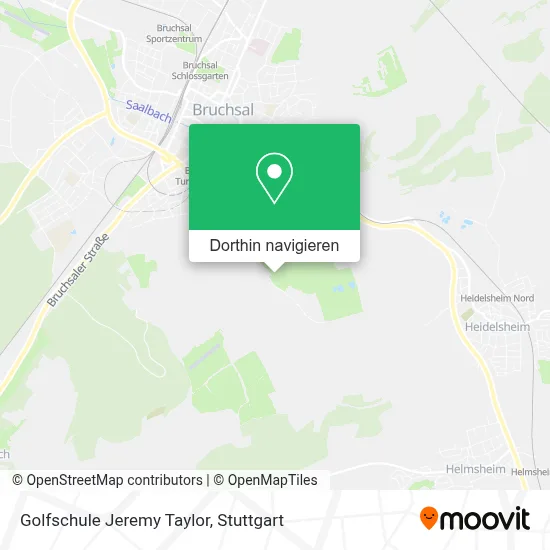 Golfschule Jeremy Taylor Karte