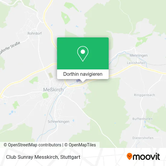 Club Sunray Messkirch Karte