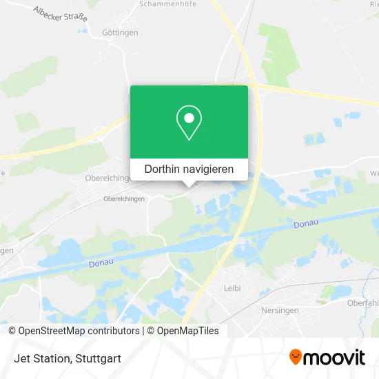 Jet Station Karte