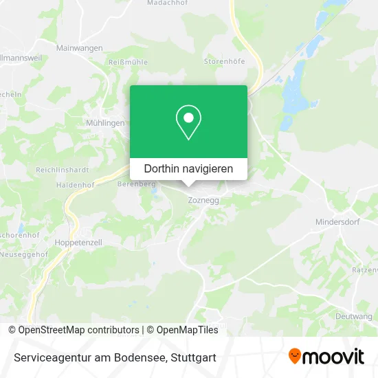 Serviceagentur am Bodensee Karte