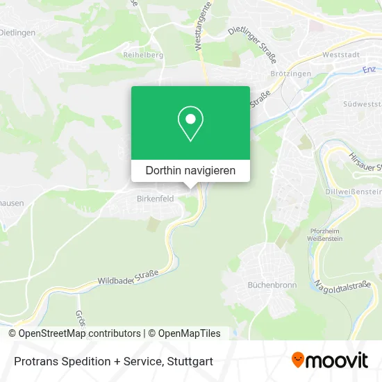 Protrans Spedition + Service Karte