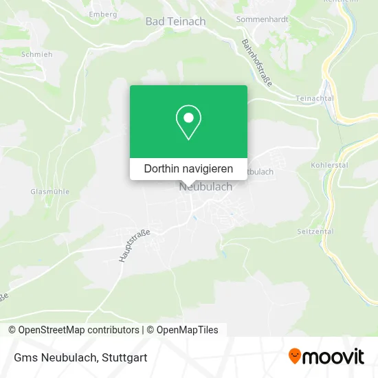 Gms Neubulach Karte