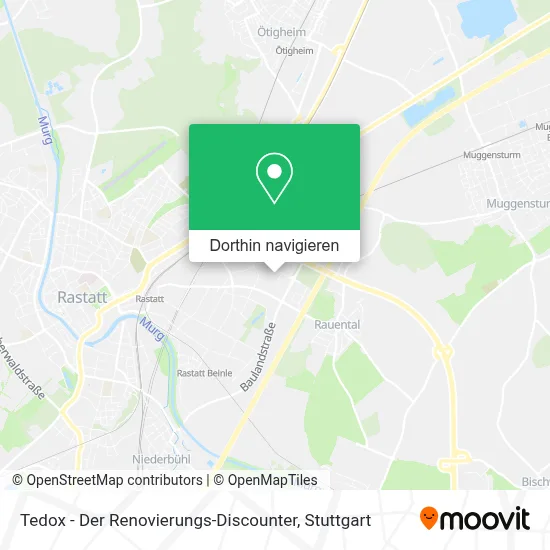 Tedox - Der Renovierungs-Discounter Karte
