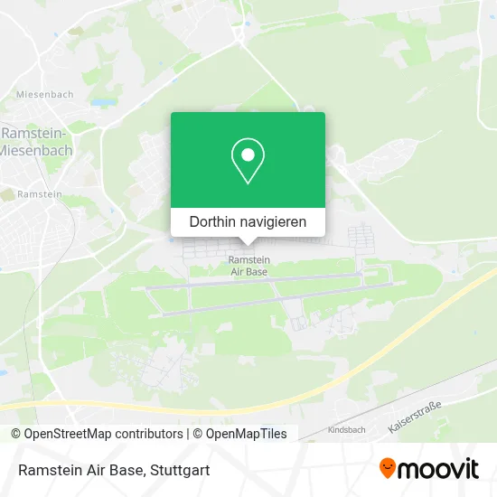 Ramstein Air Base Karte