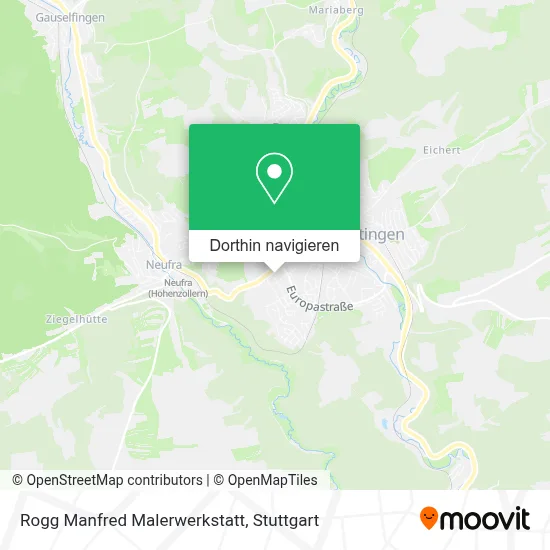Rogg Manfred Malerwerkstatt Karte