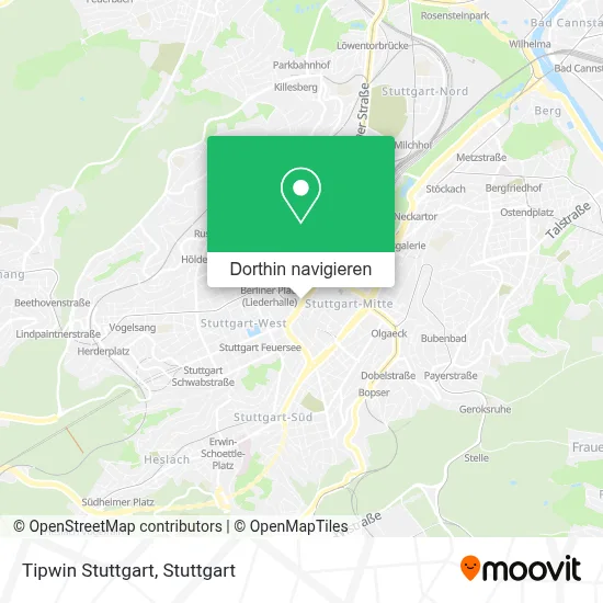 Tipwin Stuttgart Karte