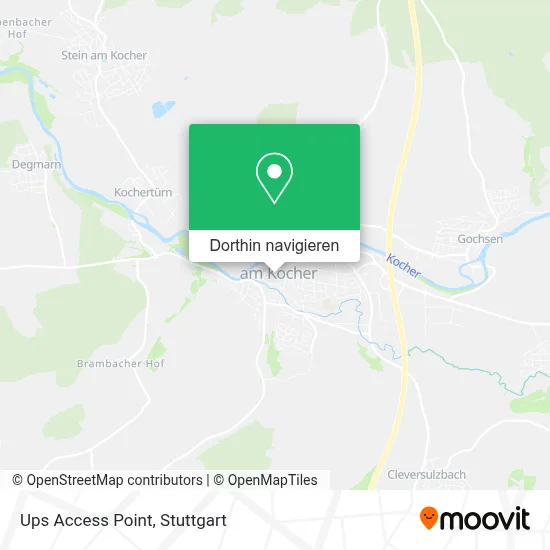 Ups Access Point Karte