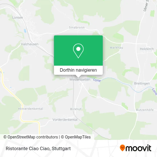 Ristorante Ciao Ciao Karte