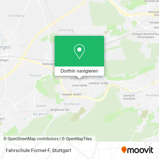 Fahrschule Formel-F Karte
