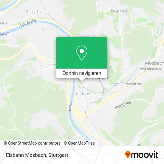 Eisbahn Mosbach Karte
