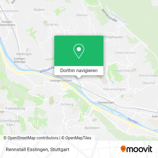 Rennstall Esslingen Karte