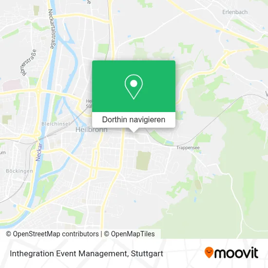 Inthegration Event Management Karte
