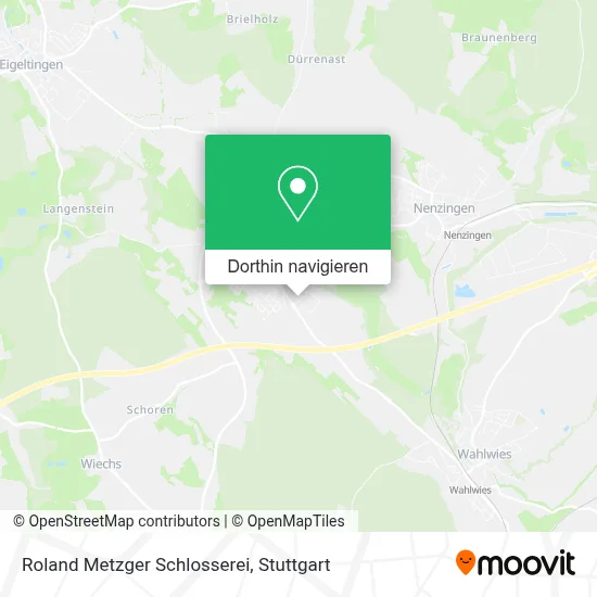 Roland Metzger Schlosserei Karte