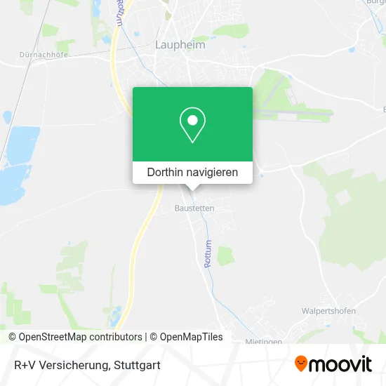 R+V Versicherung Karte