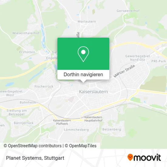 Planet Systems Karte