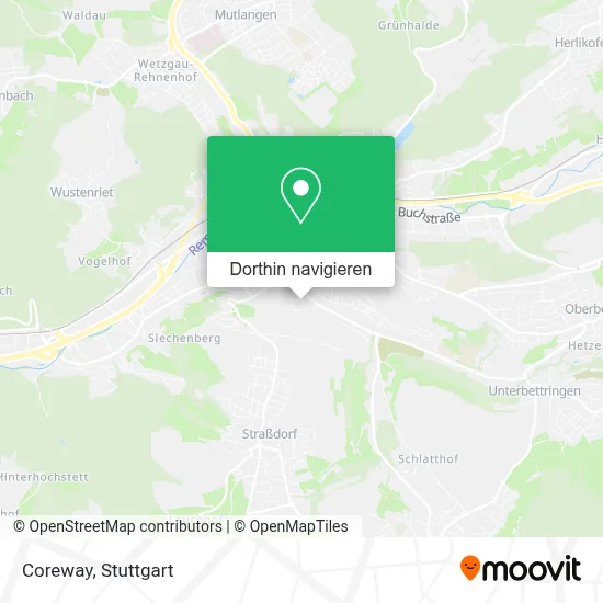Coreway Karte